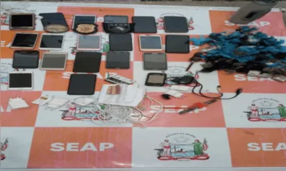
		Durante operação, 20 celulares são apreendidos em celas do Conjunto Penal de Paulo Afonso