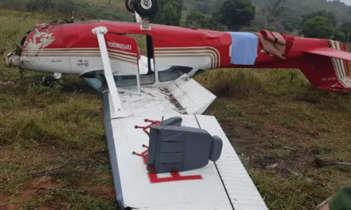 
				
					Aeronáutica apura causas de queda de avião na zona rural de Ruy Barbosa
				
				