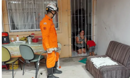 
				
					Garoto de 3 anos é resgatado após prender cabeça na grade de casa no sul da Bahia
				
				