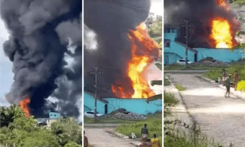 
				
					Incêndio em escritório de empresa de combustível assusta moradores da cidade de Candeias
				
				