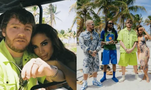 
				
					Anitta se declara para novo namorado, o produtor Murda Beatz: 'Meu'
				
				