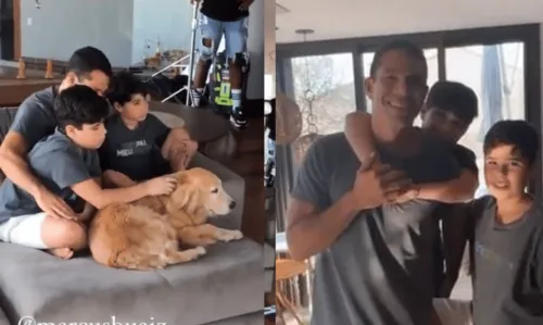 
				
					Separado de Wanessa, Marcus Buaiz faz campanha do 'Dia dos Pais' com os filhos
				
				