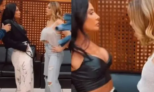 
				
					Sheila Mello fala sobre bastidores do É O Tchan e briga com Scheila Carvalho
				
				