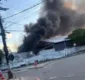 
                  Depósito é atingido por incêndio próximo à Estação Retiro do metrô de Salvador