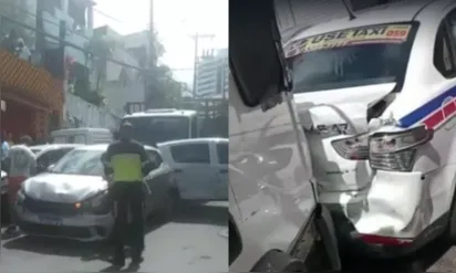 
		Batida entre dois caminhões e três carros deixa uma pessoa ferida em Salvador
