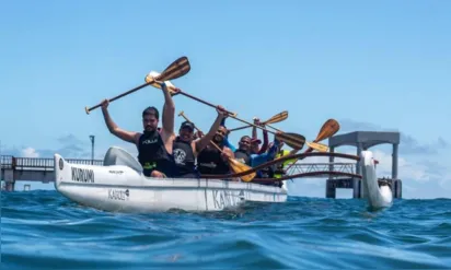 
		Clube de remo faz competição de canoagem em Salvador no domingo