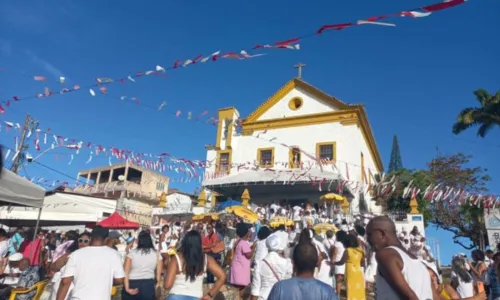 
				
					Procissão em homenagem a São Roque reúne fiéis na Federação, em Salvador
				
				