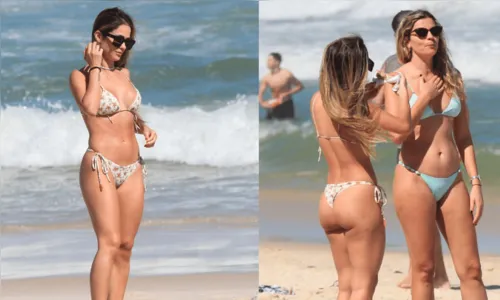 
				
					Carla Bruno, apontada como affair de Tierry, aproveita praia na Barra da Tijuca; veja fotos
				
				