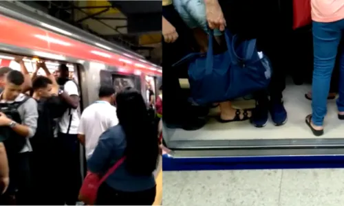
				
					Trens saem lotados após falha na linha 2 do metrô de Salvador
				
				