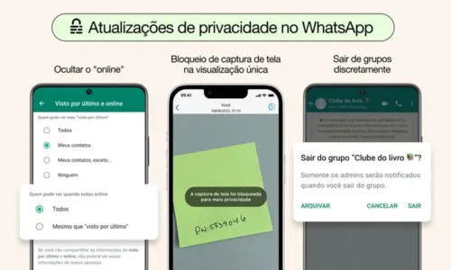 
				
					Atualização do WhatsApp permite esconder que está online; confira novidades do aplicativo
				
				