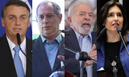 
				
					Datafolha: Lula tem 47% das intenções de votos, Bolsonaro 33%, Ciro 7% e Tebet 5%
				
				