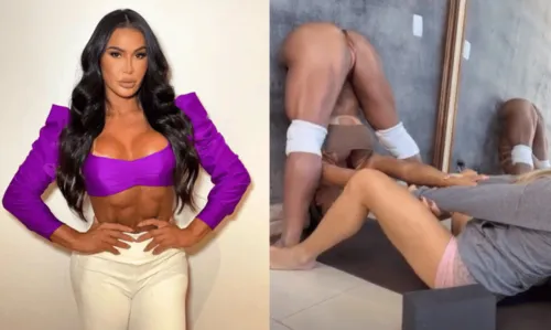 
				
					Gracyanne Barbosa ostenta flexibilidade ao dobrar corpo ao meio e jogar bumbum 'na lua'
				
				