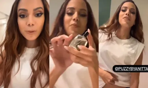 
				
					Didática: Anitta ensina como usar perfume íntimo após confusão na web; assista
				
				