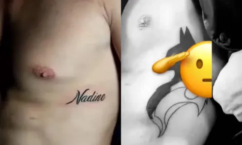 
				
					Tiago Ramos apaga tatuagem em homenagem a mãe de Neymar; confira como ficou
				
				