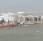 
                  Clube flutuante fica à deriva após passagem de ciclone e naufraga em Balneário Camboriú