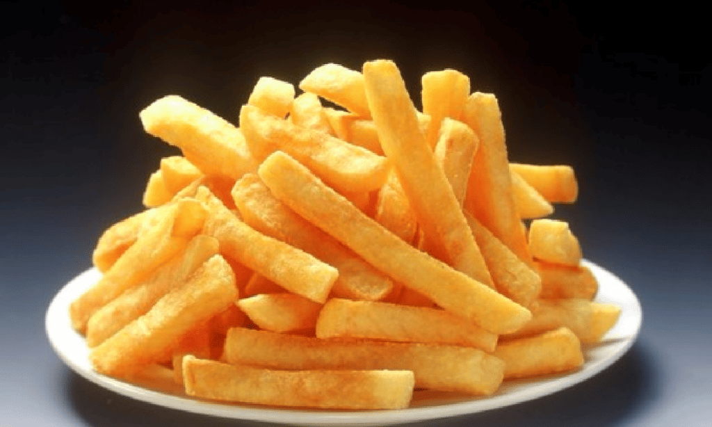 Batata frita crocante e sequinha