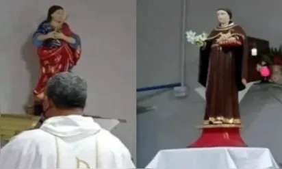 
		Imagens raras de Santo Antônio e Santa Bárbara furtadas de igreja na Bahia são recuperadas