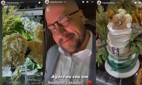 
				
					Tiago Abravanel se casa com Fernando Poli em cerimônia intimista; veja fotos
				
				