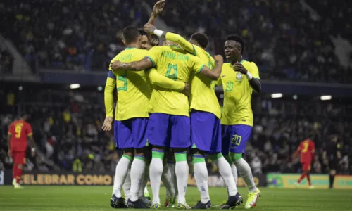 
				
					Com Richarlison artilheiro, Brasil derrota Gana em partida amistosa
				
				