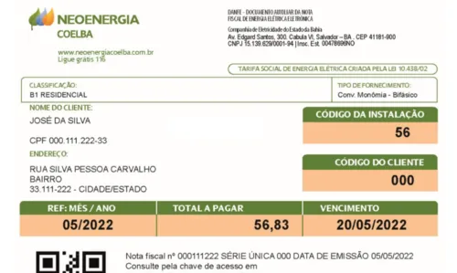 
				
					Neoenergia Coelba prorroga feirão que dá descontos de até 40% em faturas vencidas
				
				