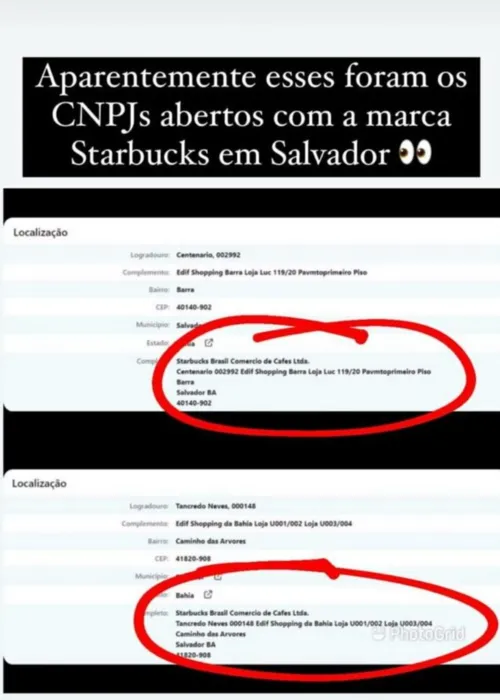 
				
					Starbucks em Salvador? O que se sabe sobre a possível chegada da cafeteria na capital baiana
				
				