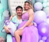 Viih Tube e Eliezer fazem chá revelação com tema 'Big Brother Brasil'; veja fotos