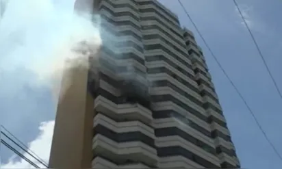 
		Incêndio que atingiu apartamento no Horto Bela Vista é controlado; três andares foram evacuados