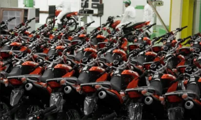 
		Em alta no mercado, produção de motos volta a crescer no Brasil