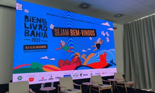 
				
					Bienal do Livro Bahia 2022 acontece em Salvador no mês de novembro; confira programação do evento
				
				