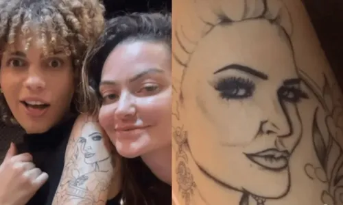 
				
					Influenciadora tatua rosto de Laura Keller e é criticada na web: 'Chocada'
				
				