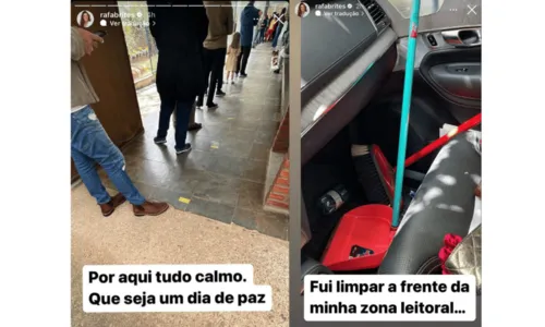 
				
					Rafa Brites leva vassoura para varrer zona eleitoral em São Paulo
				
				