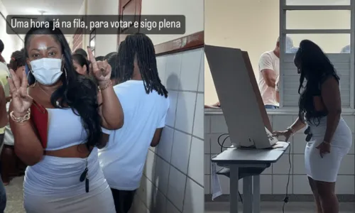
				
					Famosos baianos vão às urnas no estado; veja o voto dos artistas nas Eleições 2022
				
				