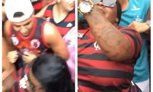
				
					Após terminar casamento, Jojo Todynho aparece em meio à torcida do Flamengo em 'esquente' de jogo
				
				
