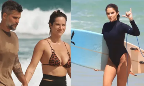 
				
					Gagliasso, Gioh, Sonza, Deborah Secco e mais: Famosos aproveitam o dia em praia no RJ
				
				