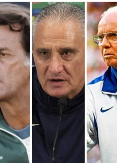 
				
					Relembre os técnicos da seleção brasileira nas 22 edições da Copa do Mundo
				
				