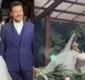 
                  Em casamento com João Bosco, Monique Moura entra no altar a cavalo; veja vídeo