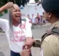 
                  Deputada Olivia Santana discute com policiais militares, que acusam boca de urna; vídeo