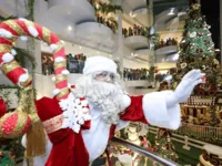 Shopping Barra comemora 35 anos e inaugura decoração natalina com bolo gigante; veja fotos