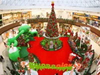 Shopping Paralela inaugura decoração de natal com foco no Mundo Nickelodeon; veja fotos