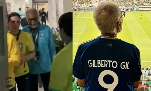 
				
					Gilberto Gil é insultado por torcedores brasileiros em jogo da seleção; veja vídeo
				
				