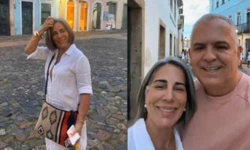 
				
					Em Salvador, Glória Pires se encanta ao visitar Pelourinho com o marido: 'Coisa linda'
				
				