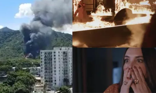
				
					Incêndio nos estúdios da Globo acontece em set de empresa que pegou fogo na novela 'Todas as Flores'
				
				