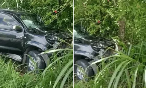 
				
					Motorista morre após perder controle de caminhonete e bater em árvore na Bahia
				
				
