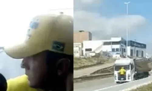 
				
					Bolsonarista que viralizou em vídeo pendurado em caminhão fala sobre gravação: 'muito exposto'
				
				