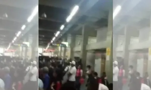 
				
					Intervenção no metrô deixa Terminal de Pirajá lotado de passageiros nesta terça (15)
				
				