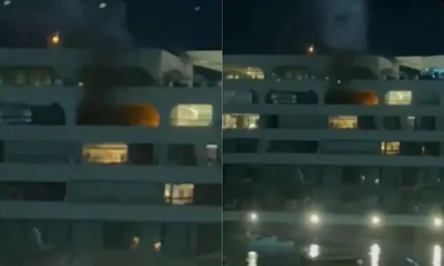 
				
					Incêndio atinge apartamento de luxo em condomínio na Contorno, em Salvador
				
				