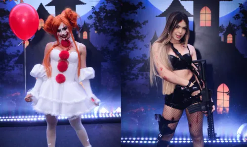 
				
					Famosos impressionam com fantasias de Halloween para festa em São Paulo; veja fotos
				
				