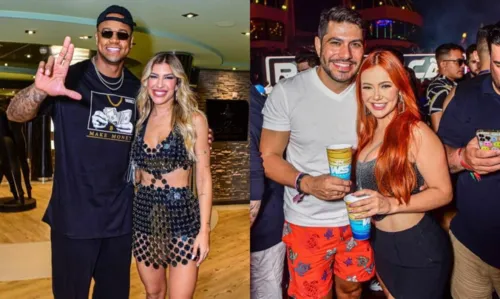 
				
					Famosos curtem cruzeiro de Wesley Safadão com shows de Léo Santana e Zé Felipe; veja fotos
				
				