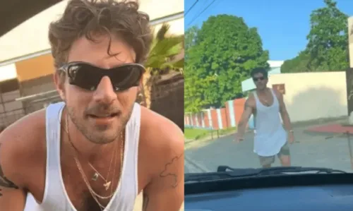 
				
					Chay Suede deixa a web eufórica após pedido de carona no Maranhão; veja vídeo
				
				