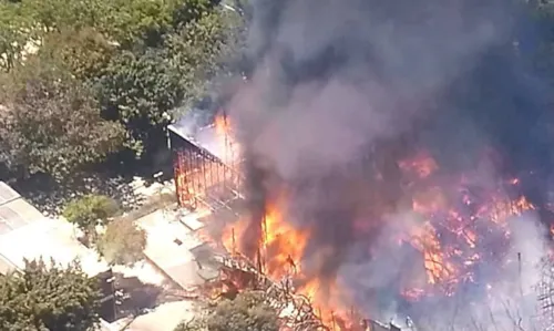 
				
					Incêndio de grandes proporções atinge estúdios da Globo no Rio de Janeiro
				
				